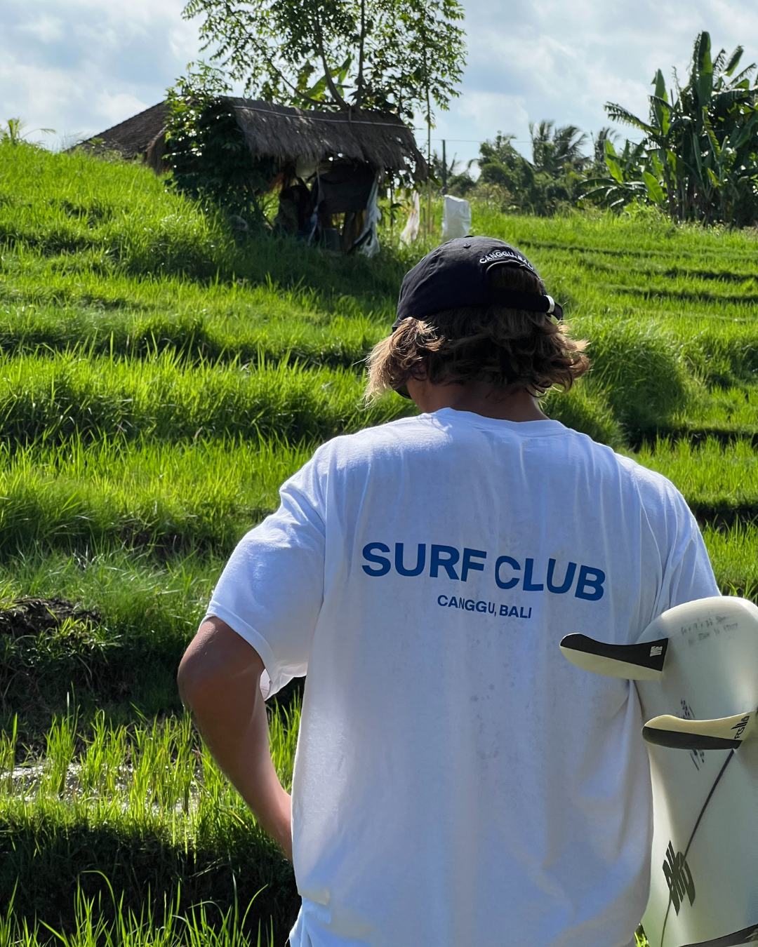 Surf Club T Shirt (WHT/BLU)
