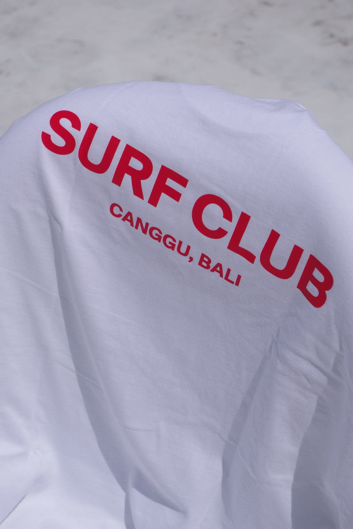 Surf Club T Shirt (WHT/RED)